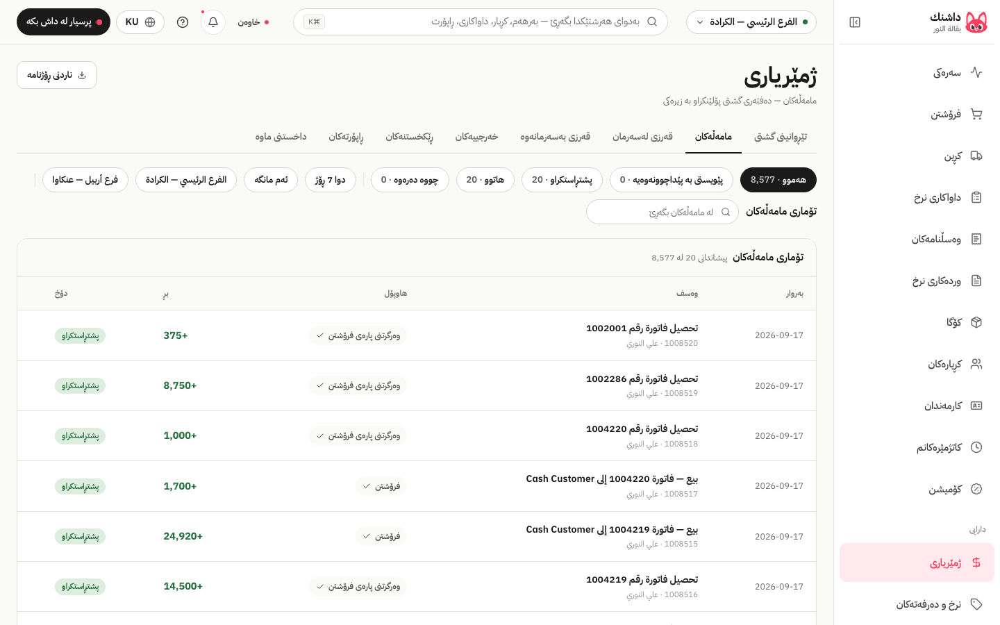 مامەڵەکان